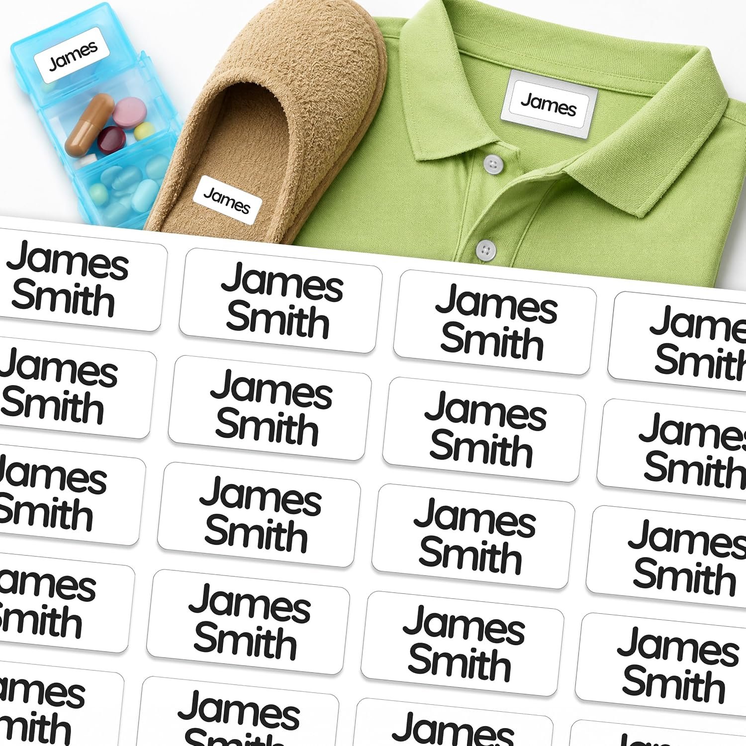 Stick-On Name Labels